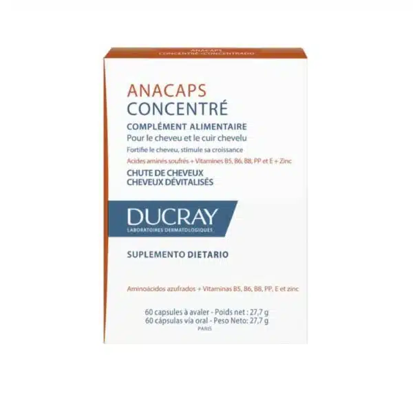 Anacaps Suplemento Dietario Caja X 60 Cap Ducray