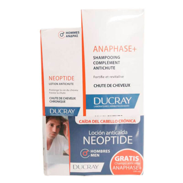 Kit Anaphase Shampoo Neoptide Locion Hombre Ducray Percos