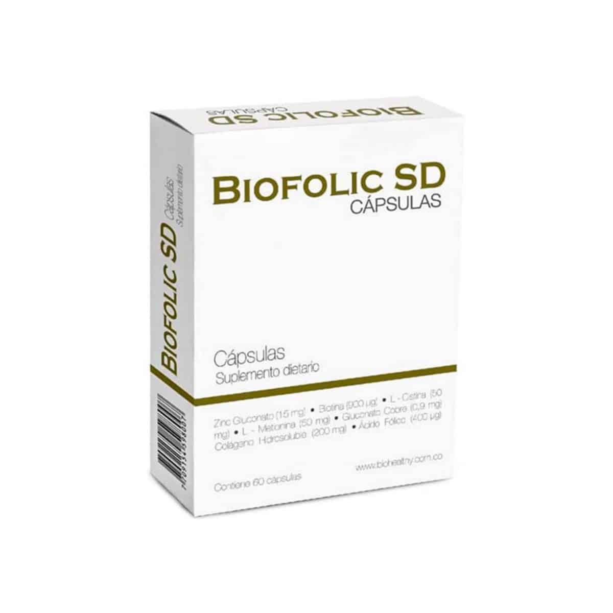 Biofolic Sd  Capsulas Biohealthy