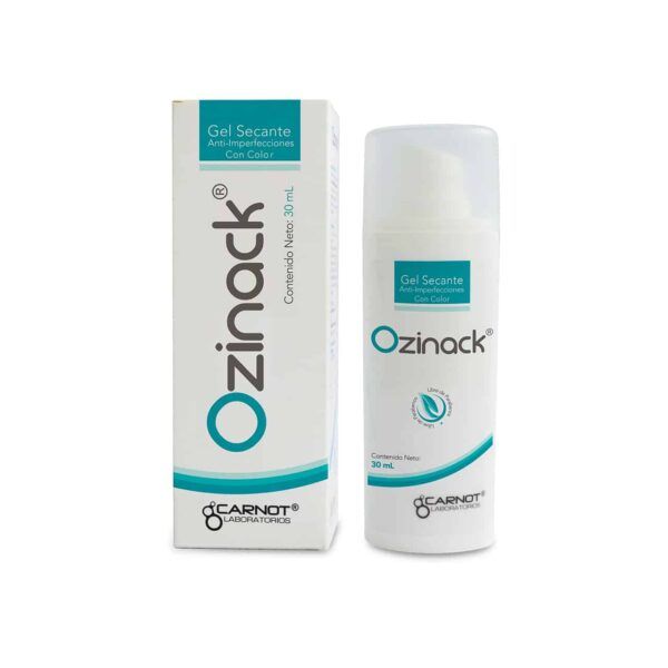 OZINACK GEL SECANTE CON COLOR FRASCO X  mL Carnot Laboratorios Productos exclusivos Colombia Derma Corporal Capilar