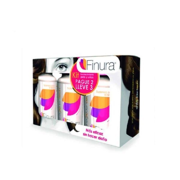 Kit Finura 3 frascos de 70 Capsulas Antioxidantech