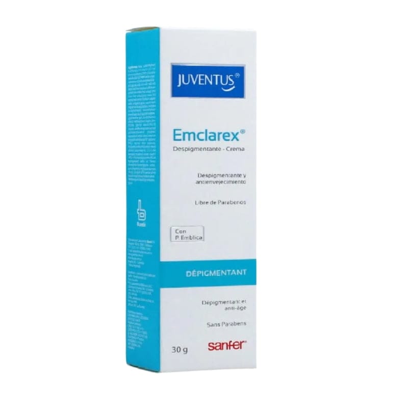 Emclarex-Crema-Despigmetante-X-30Gr-Juventus-.jpg Emclarex Crema Despigmetante Antienvejecimiento 30g Bussie - Imagen 1