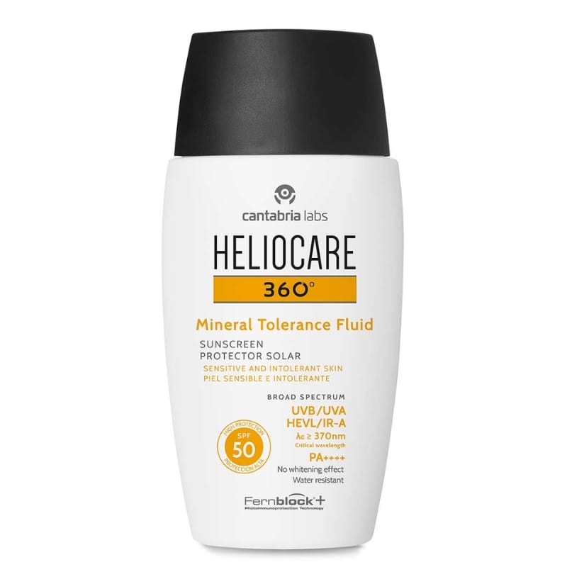 Heliocare 360 Mineral Tolerance Fluid Spf 50 X 50 Ml Cantabria