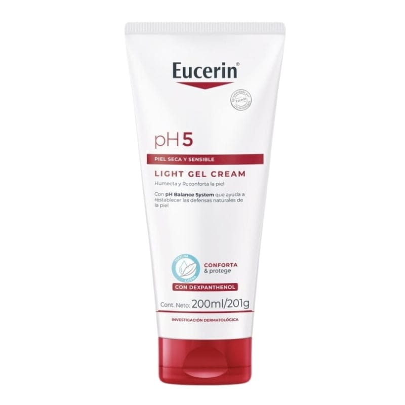 Eucerin pH5 Light Gel Cream: ¡Hidratación Ultraligera para Piel Sensible! Eucerin pH5 Light Gel Cream 200ml para hidratación ultraligera en piel sensible