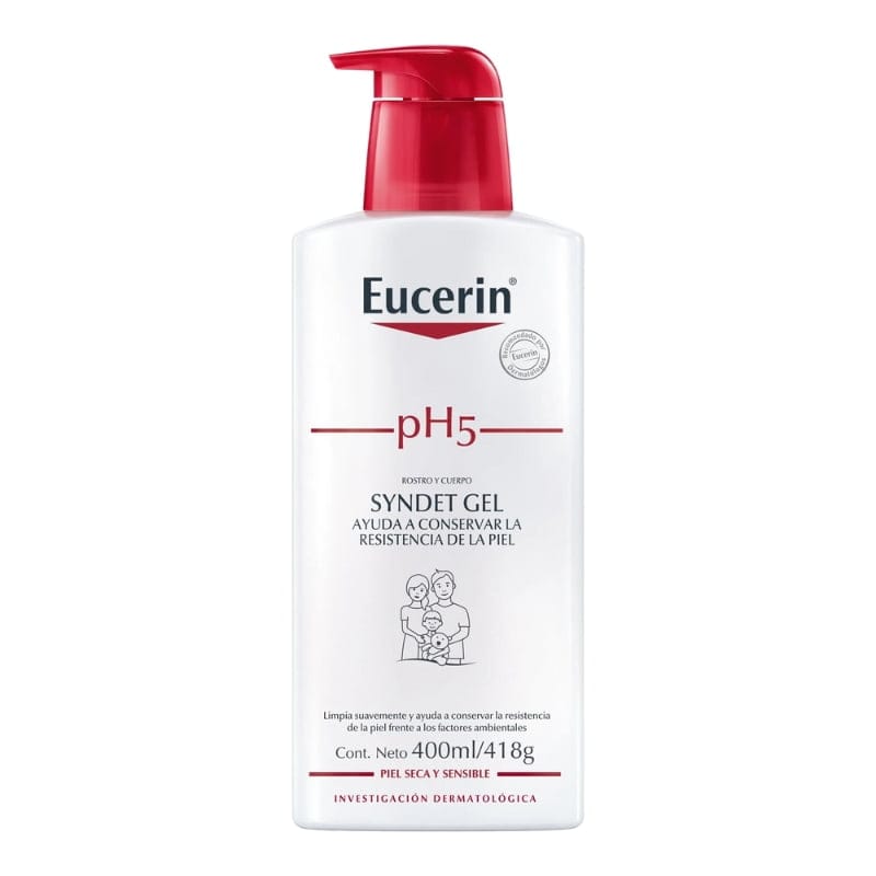 Eucerin pH5 Syndet Gel Piel Sensible 400ml Eucerin pH5 Syndet Gel 400ml para piel sensible.