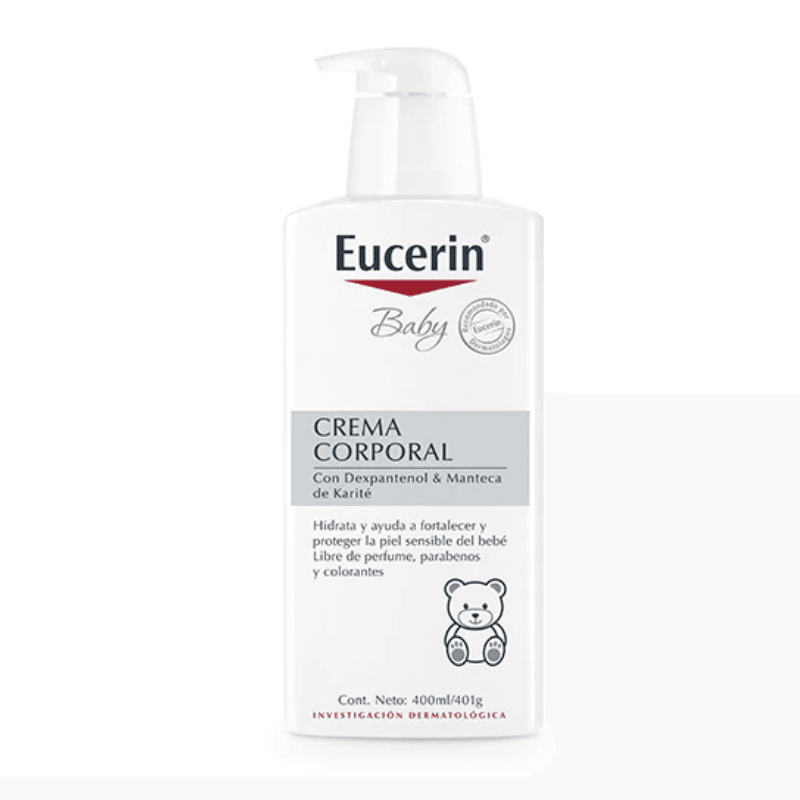 Eucerin Baby Crema Corporal 400ml para hidratar y proteger la piel sensible del bebé