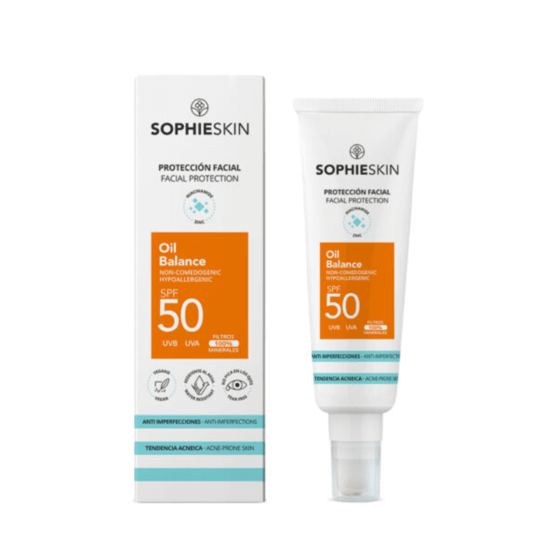 Protector Solar SPF50 Oil Balance Antiacne X 50Ml Sophieskin Sophieskin Protector Solar Antiacne 50ml Sesderma - Imagen 1